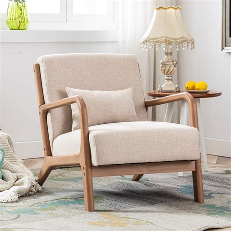 wood and metal framed fabric lounge accent chair|modern metal accent chairs.